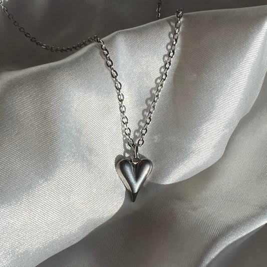 Halskæde med hjerte Sølv