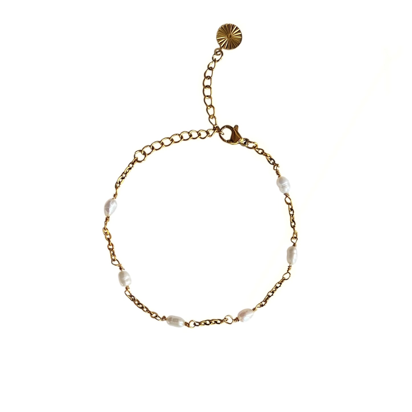 Freshwater Pearl Bracelet Gold