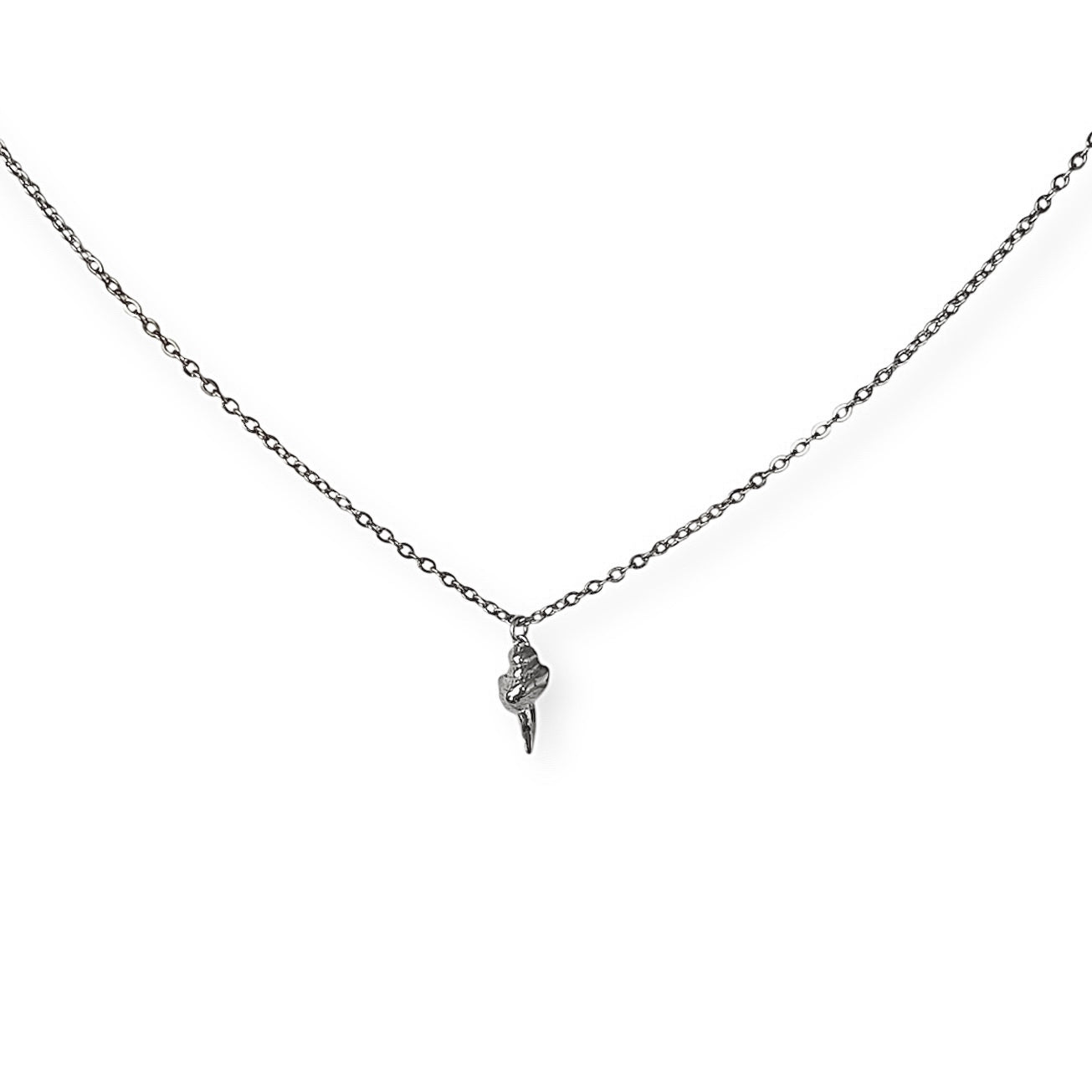 Halskæde med konkylie Sølv