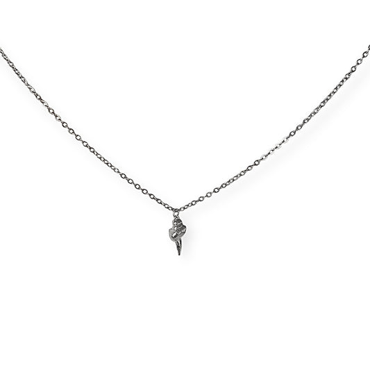 Halskæde med konkylie Sølv